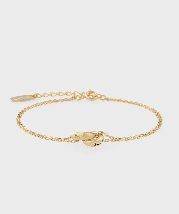 Paul Smith Double Ring Motif ブレスレット ゴールド