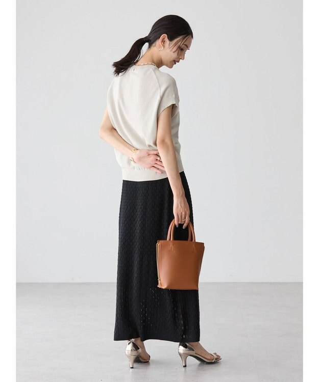 AMERICAN HOLIC レース編みスカート Black