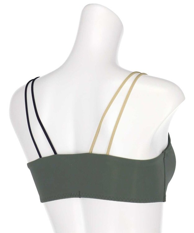 AMPHI ノンワイヤーブラ 谷間をメイク バストの形をキープ ホックなし 【BRAGENIC ブラジェニック】 ブラジャー ブラ ワイヤレス BMI745 アンフィ／ワコール カラシ