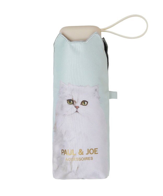 MOONBAT 【 遮光率100％/遮熱/UV/コンパクト】PAUL&JOE ACCESSOIRES(ポール&ジョー) 晴雨兼用日傘  ジプシー カットワーク 5段折りたたみ傘 ミントグリーン