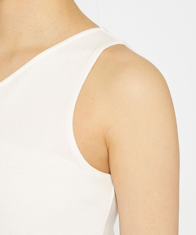uncrave コットンミラノ ワンショルダー トップス（uncrave WHITE） オフ