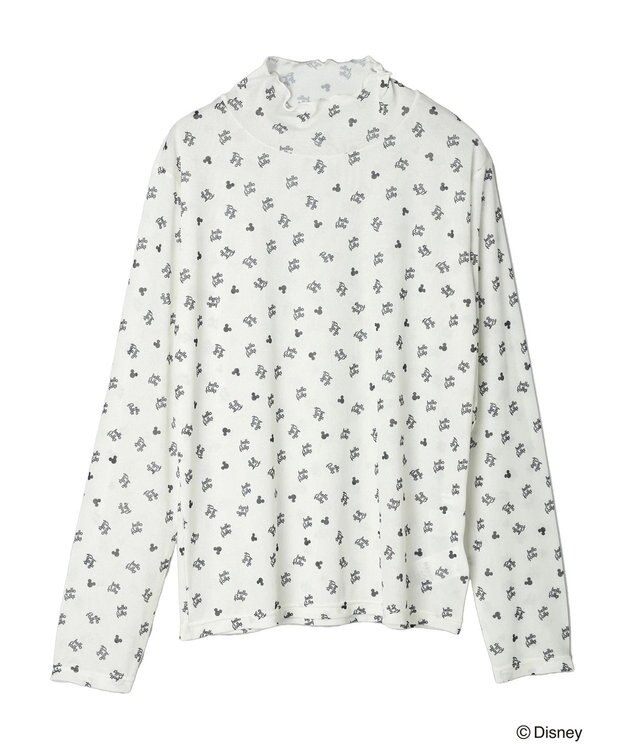 Green Parks Ｄｉｓｎｅｙ／シアーハイネックインナー Ivory