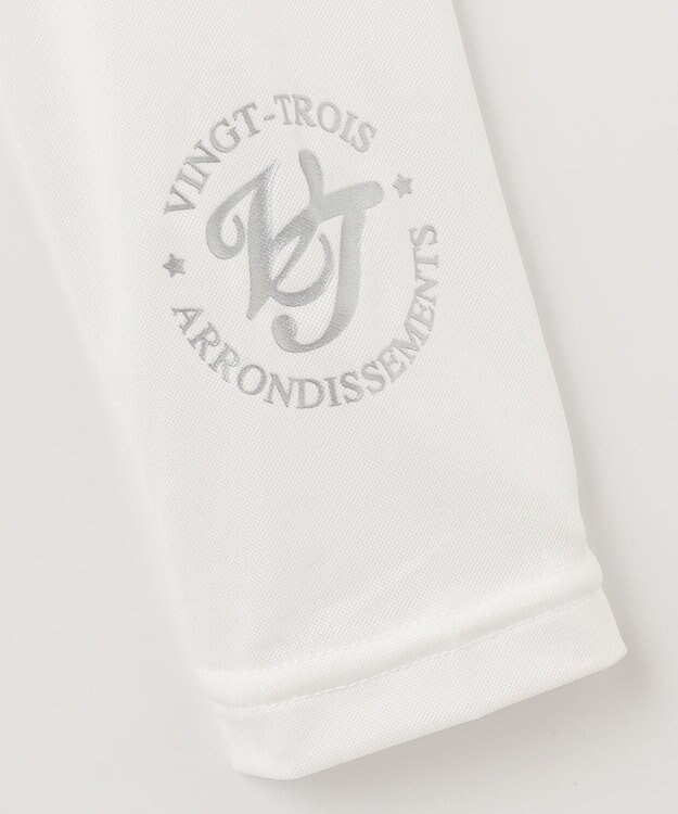 23区GOLF 【WOMEN】【吸水速乾/UVケア】３０ｄカノコ モックネックインナー ホワイト系