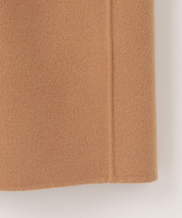 自由区 S ウールリバーロング コート キャメル