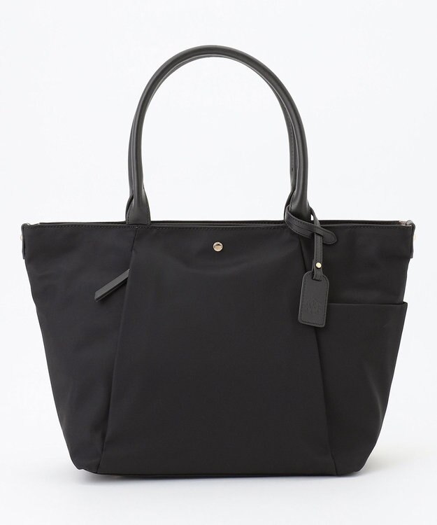 J.PRESS LADIES 【A4サイズ収納可】 ナイロン トート バッグ ブラック系