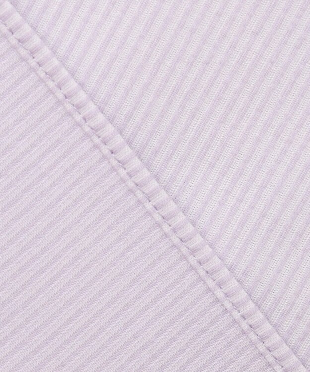 自由区 【WEB限定・洗える】サッカージャージー カットソー ラベンダー