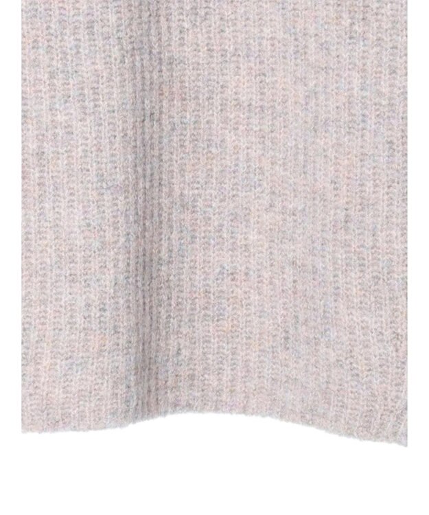 earth music&ecology ふわふわメランジチュニック Lavender