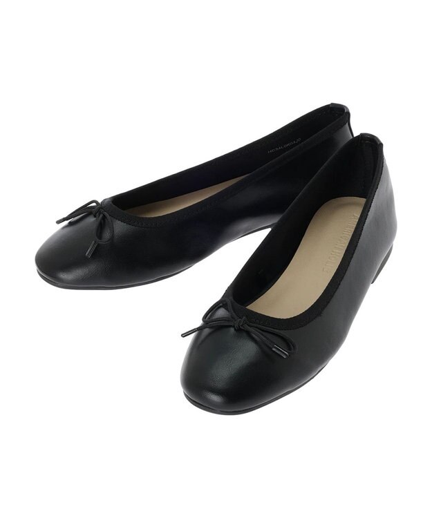 AMERICAN HOLIC ソフトバレエフラットシューズ Black