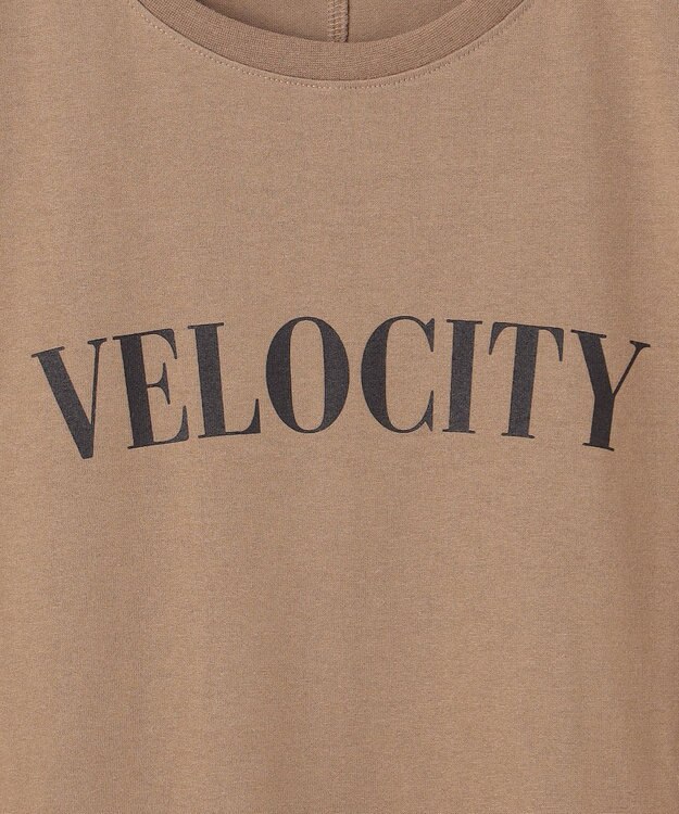 ANY ドルマンスリーブロゴTシャツ キャメル