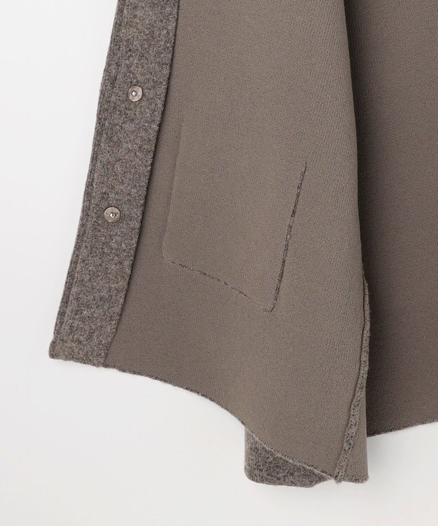 組曲 【WEB限定】プレーティングニットアウタージレ ブラウン系