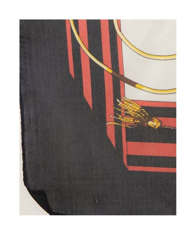 UNBILLION カシュネ cache nez / チェーン柄スカーフ ネイビー