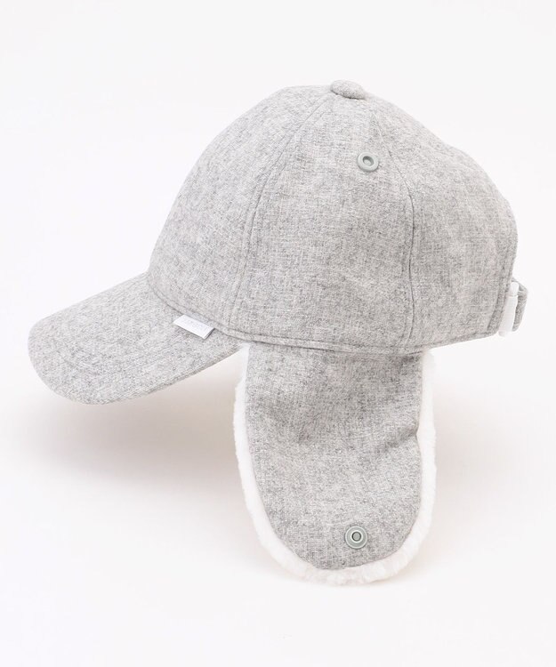 23区GOLF 【WOMEN】耳当て付きキャップ ライトグレー系