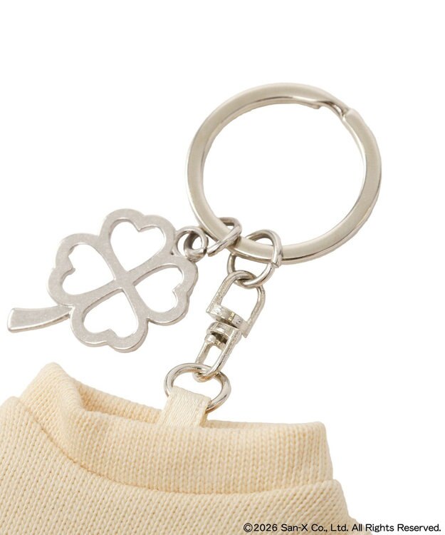 earth music&ecology 【予約】リラックマ×earth Tシャツモチーフキーホルダー アイボリー