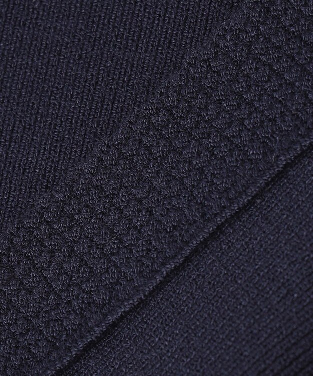 組曲 KIDS 【110-140cm】ラウンドカラー ニットジャケット ネイビー系