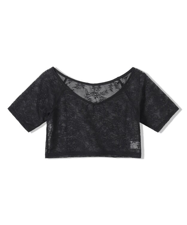 Chacott ショートトップ ブラック