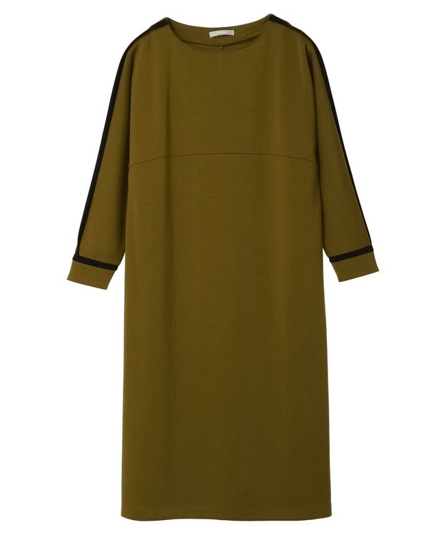 Green Parks armonia．ダンボール配色ワンピース Khaki