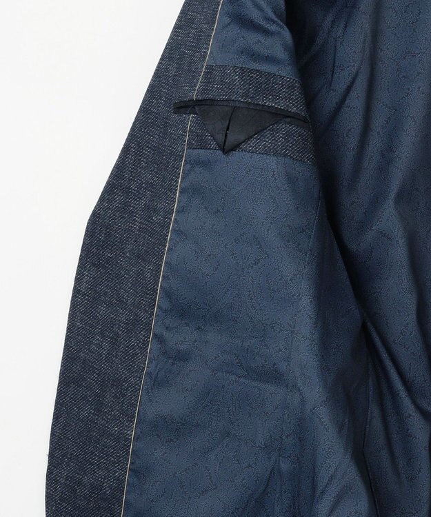 JOSEPH ABBOUD 【多機能/ストレッチ】ツィーディージャージー ジャケット ブルー系