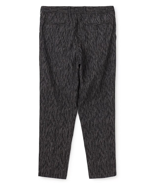 JOSEPH HOMME 【新素材】ブラッシュストロークジャガード　　ドロスト付タック入りテーパードパンツ / PEGG TUCK グレー系