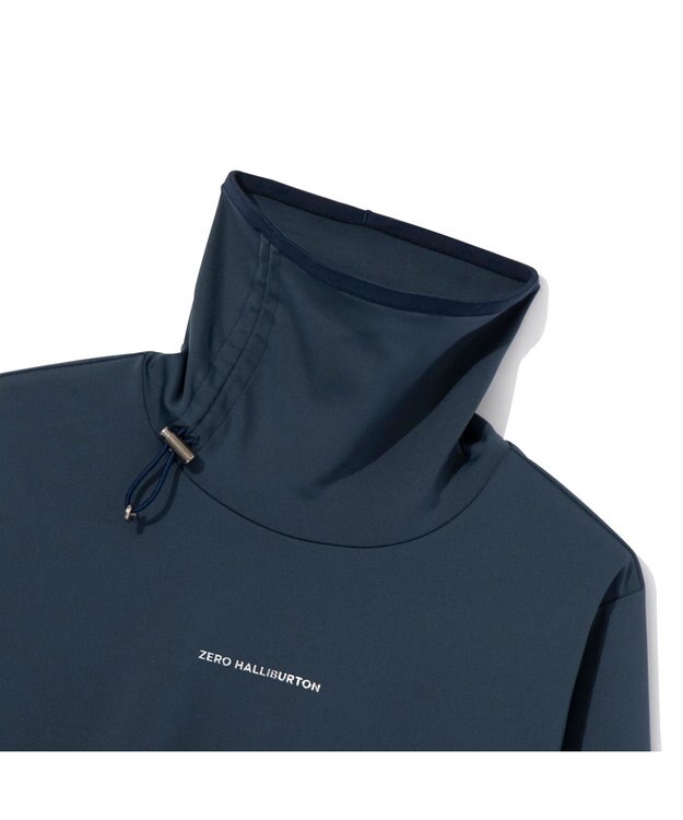 ZERO HALLIBURTON 【ストレッチ・UVカット】 シャーリングプルオーバー ZHG-W5A3 85135 ネイビー