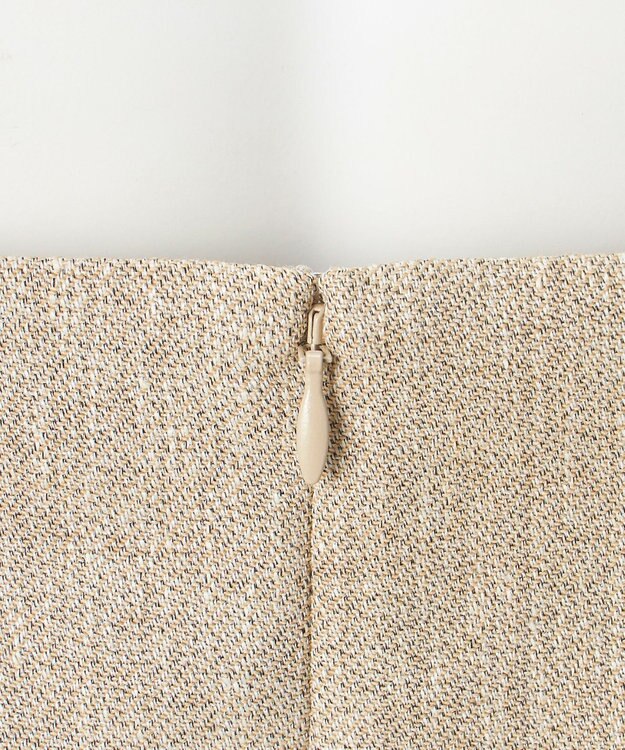 23区 【GOLD LABEL】リネンツイル サイドフリンジ オールインワン ベージュ系