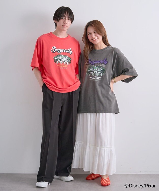 Green Parks トイストーリー／ウ゛ィンテージ風Ｔシャツ Charcoal Gray