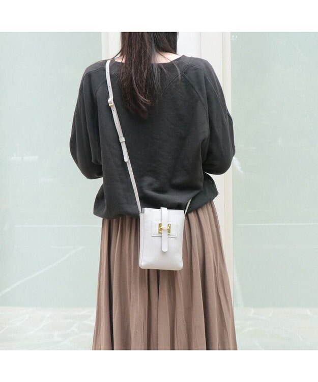 Regalo Felice 【日本製 / ポケット付き】ポシェット / REGALO GY(グレージュ)