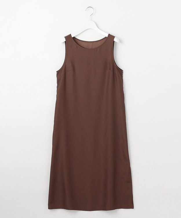 自由区 L 【SHIHOさん着用】ペイズリープリント ワンピース モカ