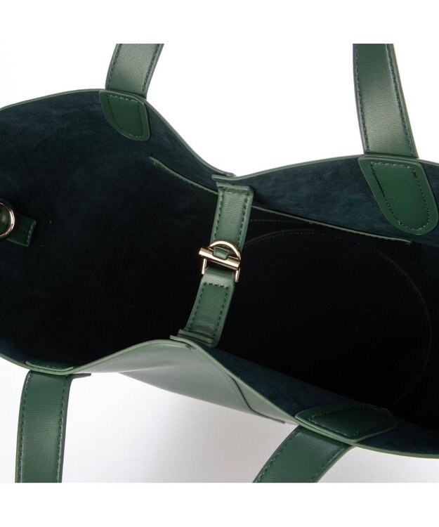 UNBILLION カシュカシュ cachecache / 縦型2wayバケツトート グリーン