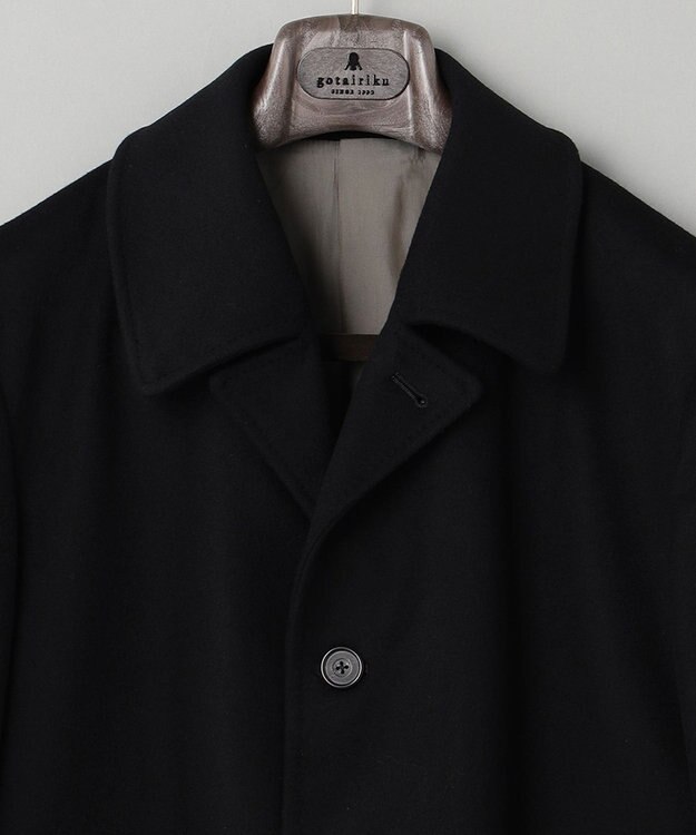 GOTAIRIKU ウールカシミヤビーバー_ステンカラー ブラック系8