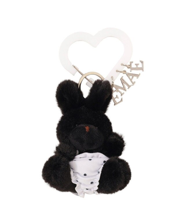 earth music&ecology ラビットチャーム Black