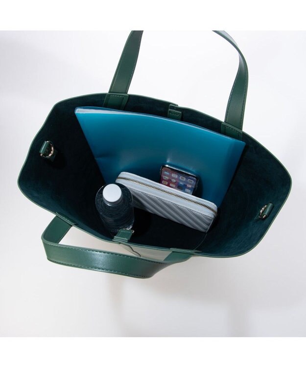 UNBILLION カシュカシュ cachecache / 縦型2wayバケツトート グリーン