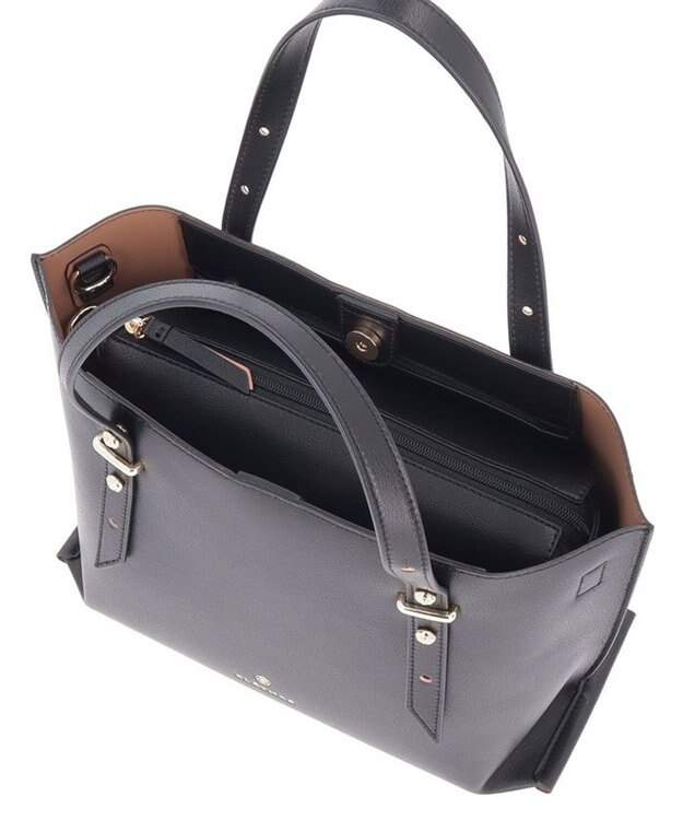 CLATHAS モス 2wayトートバッグ（ポシェット付き） ブラック
