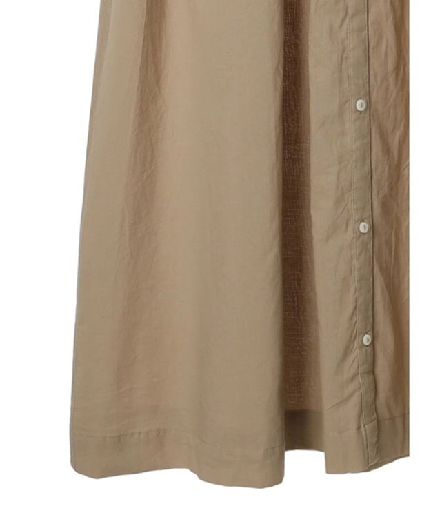 Green Parks インド綿 ノースリーブワンピース Mocha