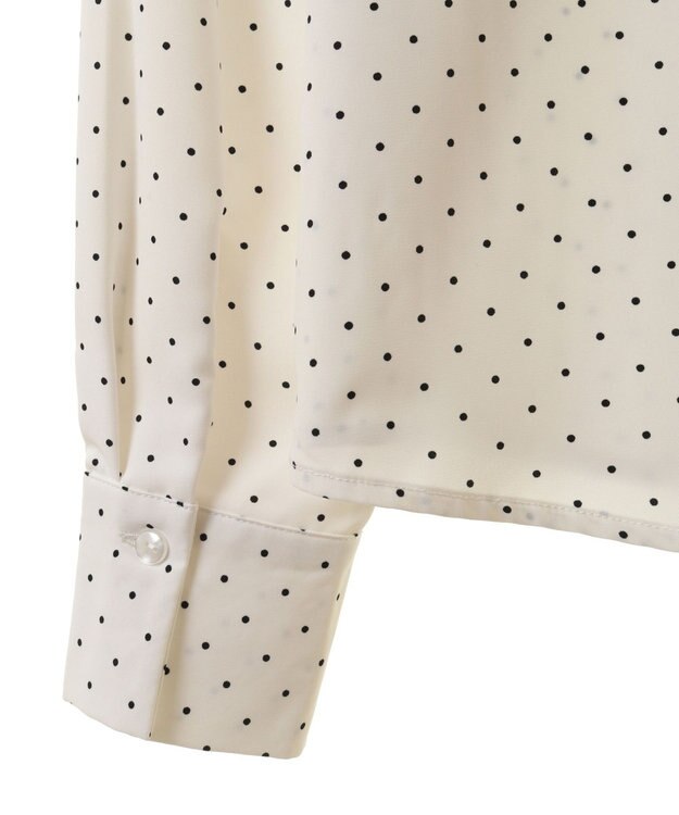 earth music&ecology 2WAYボウタイブラウス ドット