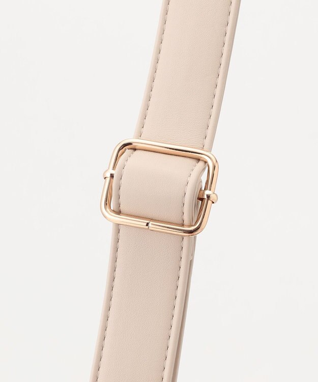 組曲 【A4対応・通勤】ベルトデザイントート バッグ ベージュ系