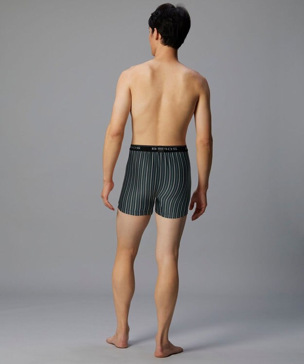 WACOAL MEN トランクス しめつけすぎずダブつかない ストレッチ素材 前開き 下着 メンズ GT4111 /ブロス バイ ワコールメン グレイッシュブルー