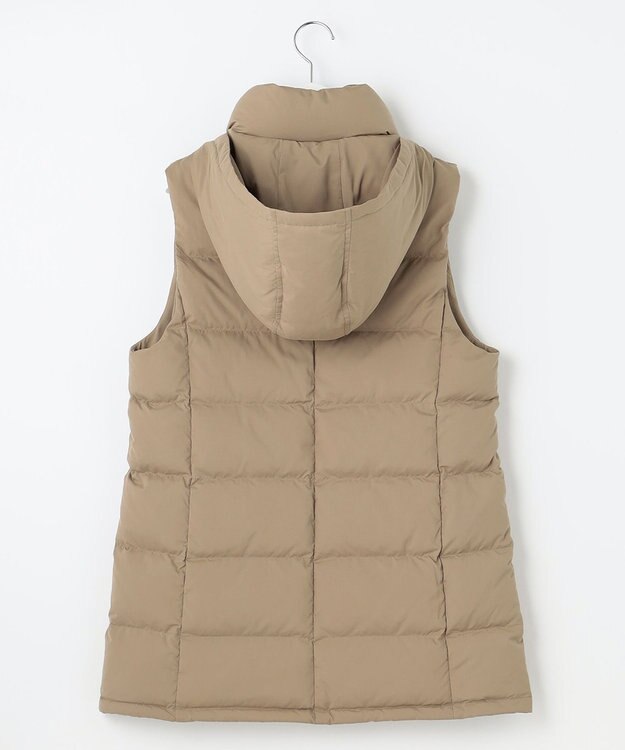 J.PRESS LADIES S ブラッシュドマルチポリ ダウンベスト キャメル系