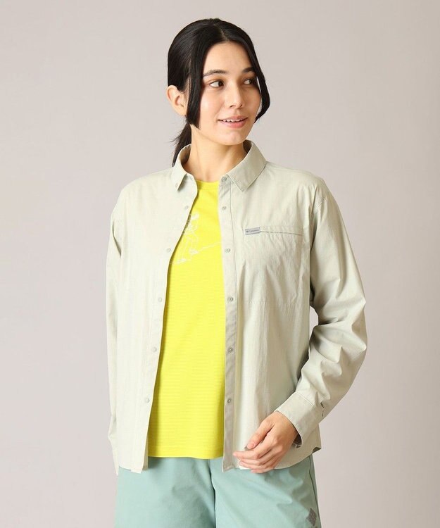 Columbia Columbia/ ウィメンズトレイルラッシュロングスリーブシャツ /コロンビア Pixel