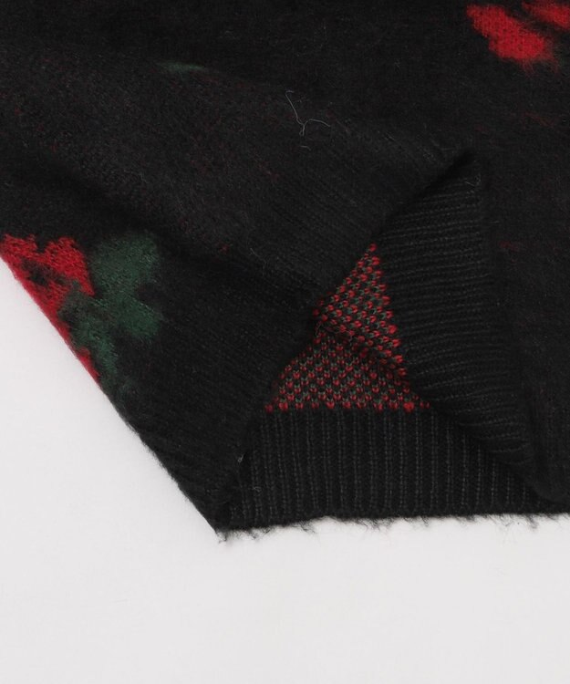 WEGO 【2025年秋冬新作】シャギーパターンニットBIGプルオーバー 柄4