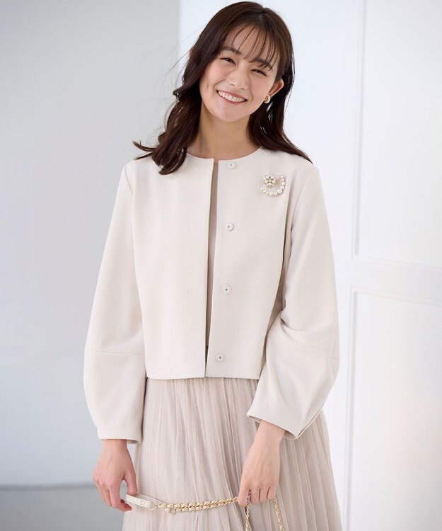 組曲 【好評につき追加販売・2セット】パールビジュー ブローチ ゴールド系