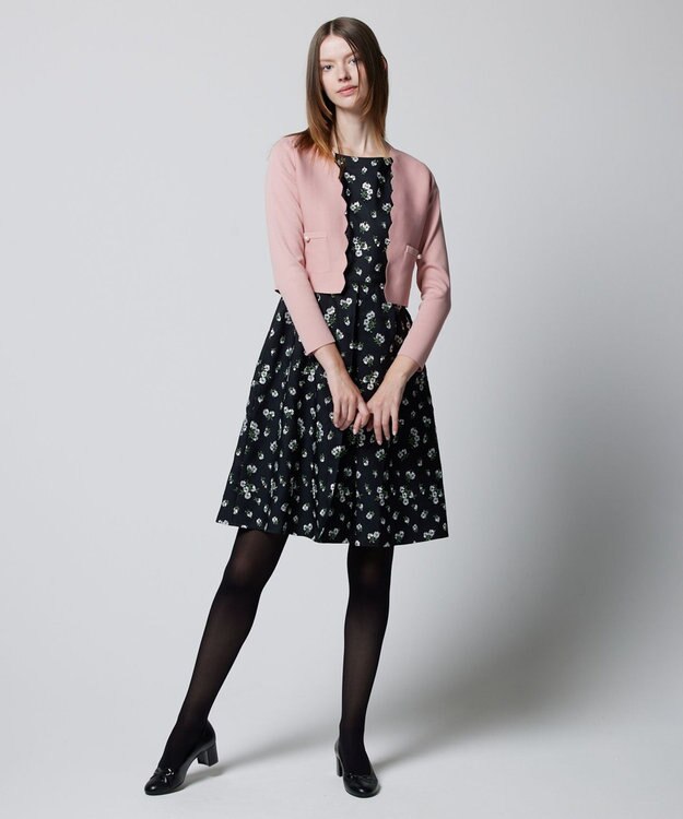 TOCCA 【洗える！】NIGHT SKY KNIT ボレロ ピンク系