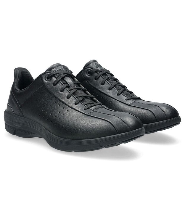 ASICS WALKING ハダシウォーカー メンズ 3E相当 ブラック×ブラック