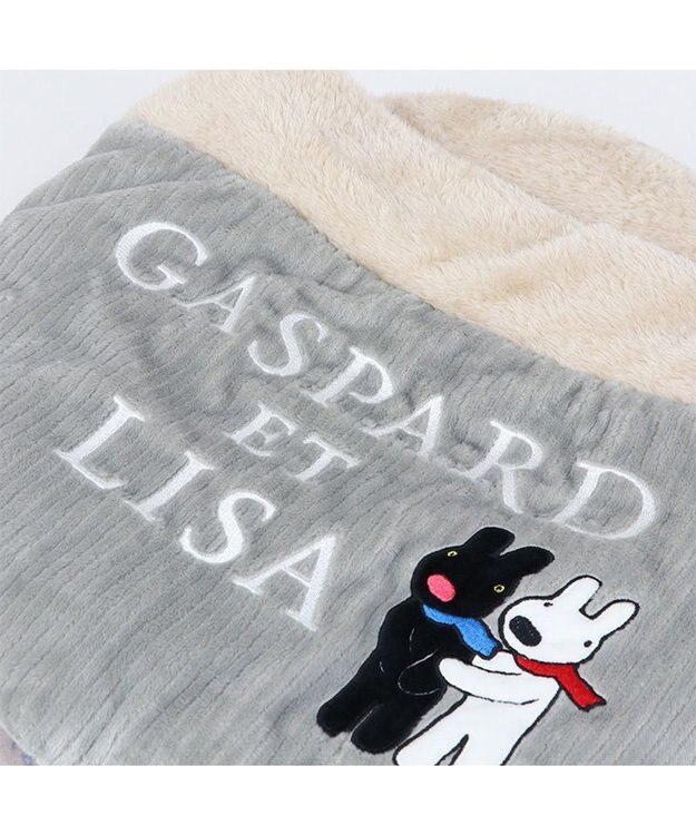 PET PARADISE リサとガスパール 丸型寝袋 遠赤外線 《であい柄》 50cm であい柄