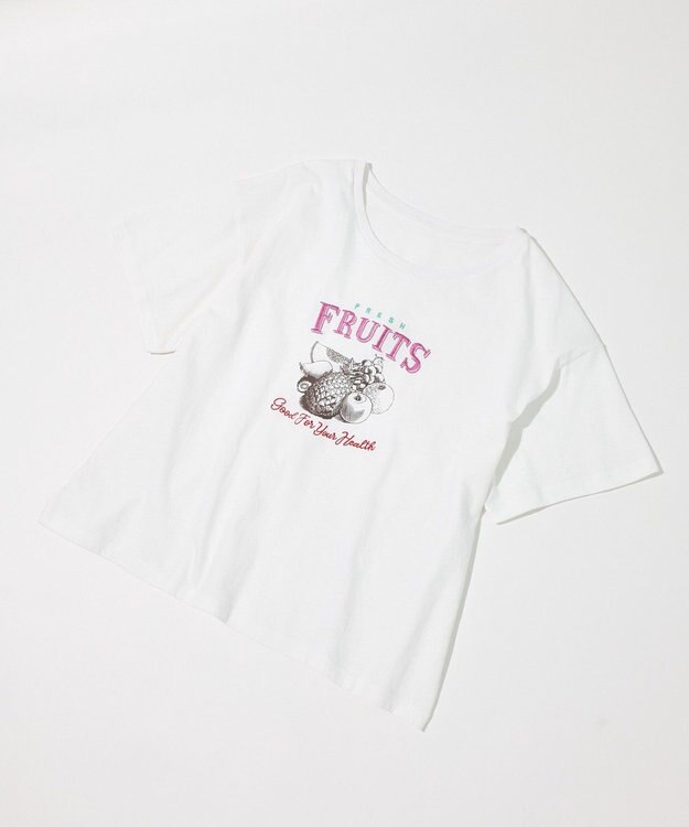 earth music&ecology 刺繍Tシャツ A