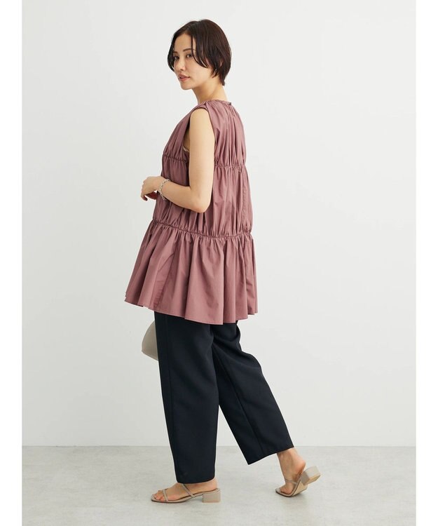 Green Parks ・ＥＬＥＮＣＡＲＥ　ＤＵＥ　ティアードノースリチュニック Brown