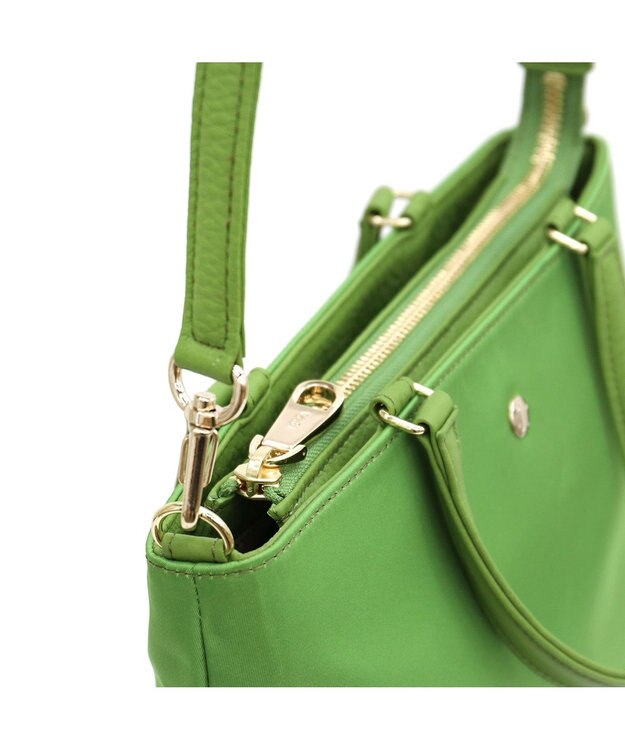 IBIZA ポプラール　ナイロン　2WAYバッグ 緑