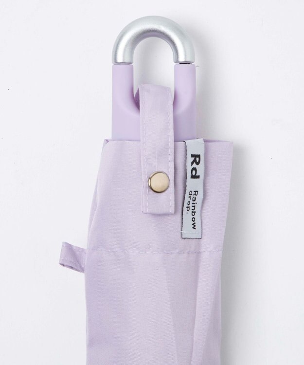 WEGO 【レイングッズ】カラビナ付き折り畳み傘 パープル