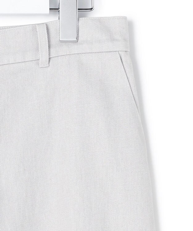 ICB 【先行予約】コットンカラーデニム カーブパンツ ライトグレー