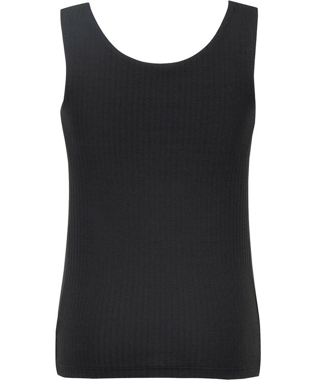 Wing カップ付きノースリーブ　【シンクロブラトップ　リブタイプ】　ラクしてきれいなシルエット　ウイング／ワコール　ET1171 ブラック