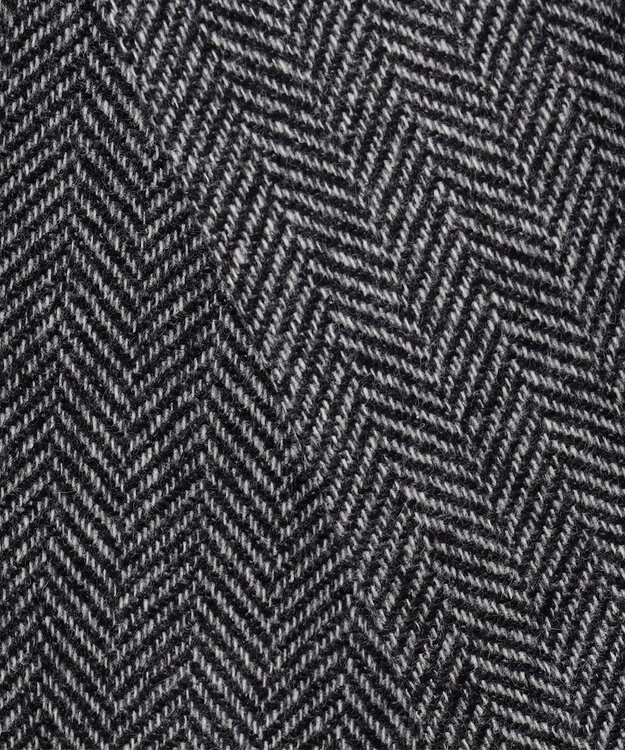 GOTAIRIKU 新色追加【一部ストレッチ】カシミヤブレンド 定番ツイードジャケット(25年モデル) グレー×ヘリンボーン